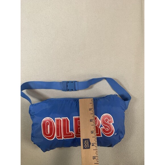 Rare Vintage Houston Oilers Apex One Windbreaker Jacket Fanny Bag Large Buddy - Picture 14 of 14